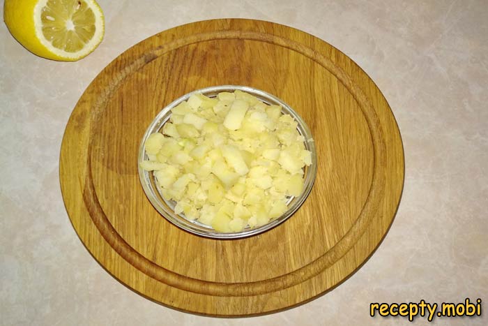 картофель нарезанный кубиком - фото шаг 4
