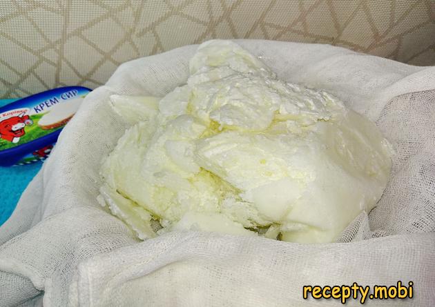 making cream cheese - photo step 2