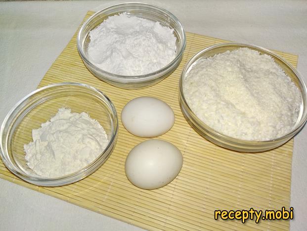 ингредиенты для приготовления кокосового печенья - фото шаг 1