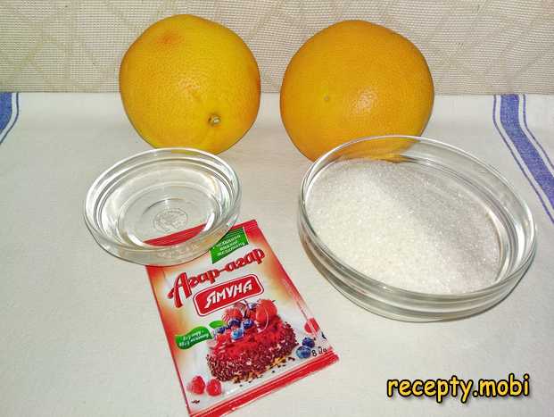 ингредиенты для приготовление мармелада на агар-агаре - фото шаг 1