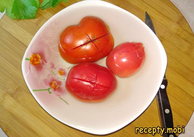 бланшируем томаты - фото шаг 7
