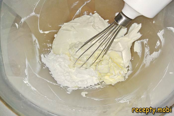 preparation of cheese cream - photo step 29