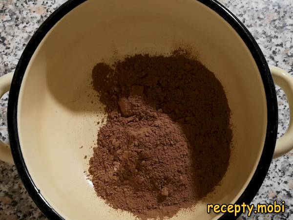 4 столовых ложки какао-порошка – фото шаг 4