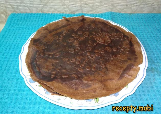 chocolate pancakes - photo step 9