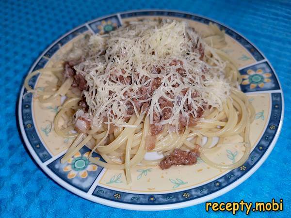 Спагетти с соусом болоньезе по домашнему