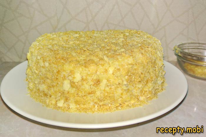 Cake "Napoleon" classic with custard