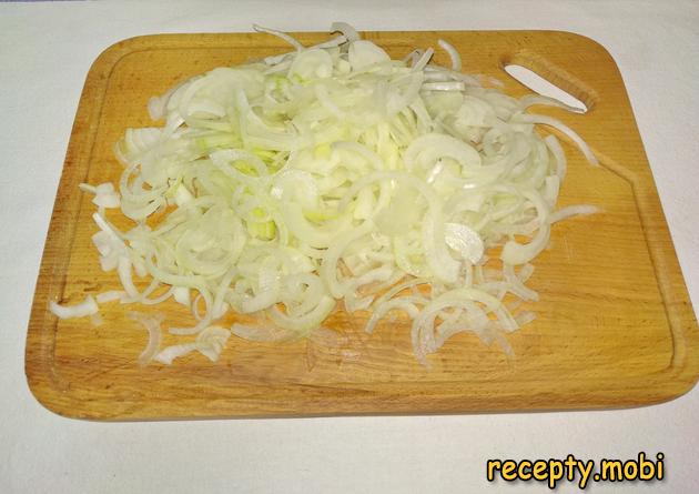 onion half rings - photo step 2