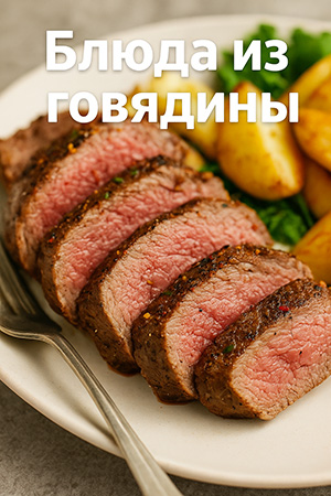 Блюда из говядины