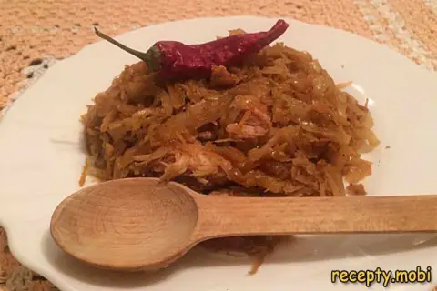 Низкокалорийная тушёная капуста с домашней тушёнкой – простой рецепт за 75 минут