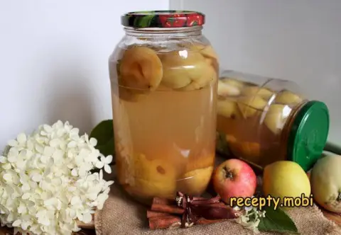 Apple and Pear Compote for Winter