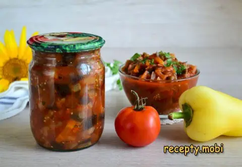 Салат «Бакат» из баклажан на зиму – пошаговый рецепт в домашних условиях
