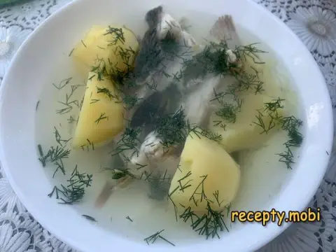 Carp Fish Soup over a Fire