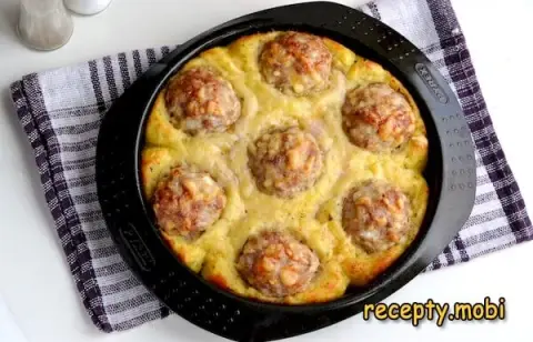 Картофельные гнёзда с фаршем в духовке – пошаговый рецепт в домашних условиях