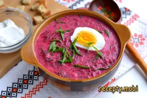 Литовский холодный борщ – пошаговый рецепт в домашних условиях