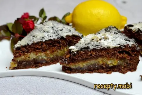 Sandy Pie with Lemon Filling