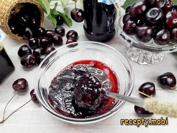 Джем из черешни без косточек