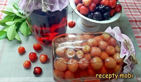 Cherry Compote for Winter