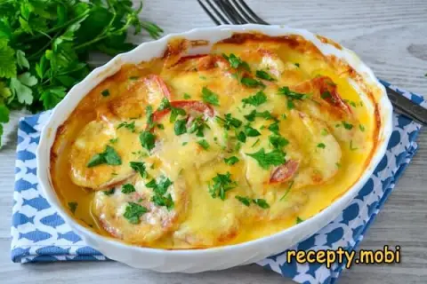 Мясо по-французски из куриного филе в духовке – пошаговый рецепт