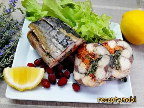Mackerel Roll with Gelatin