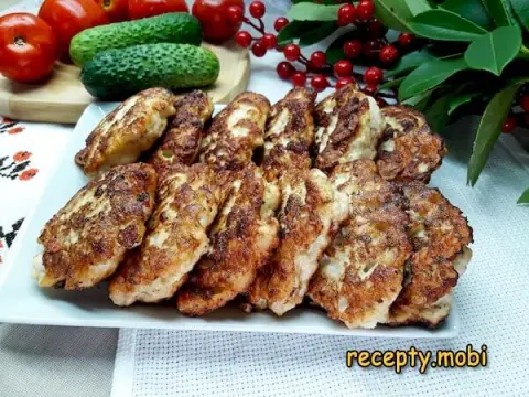 Minced Chicken Breast Cutlets