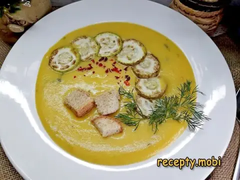 Zucchini and Potato Puree Soup