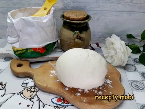 Lenten yeast dough for pies and pasties