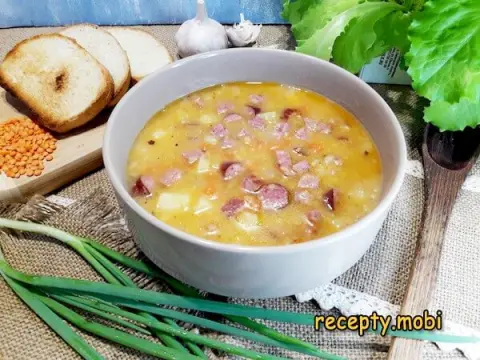 Lentil Soup with Smoked Meats