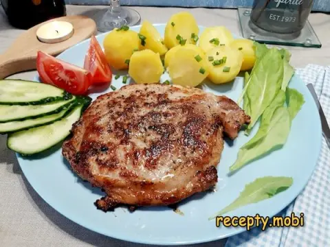 Pork Escalope in a Pan
