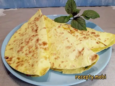 Мексиканская лепешка с начинкой – пошаговый рецепт