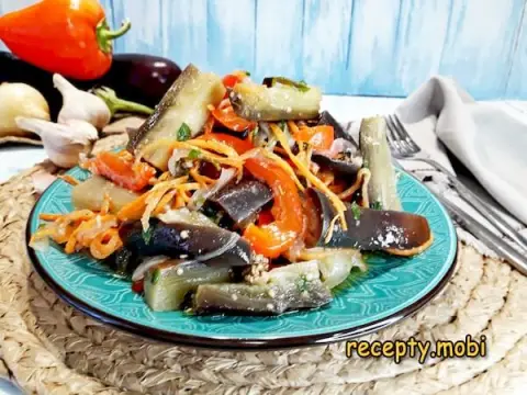 Маринованные баклажаны быстрого приготовления