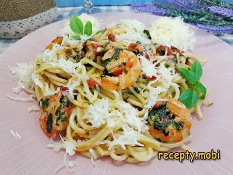 Tagliolini with Shrimp