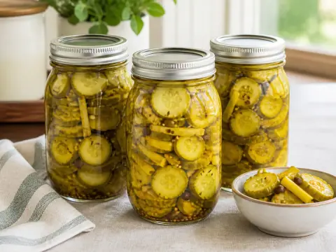Sliced Mustard Pickles for Winter: Safe Canning Recipe
