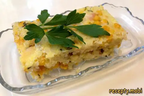 Rice Pudding Casserole in the Oven
