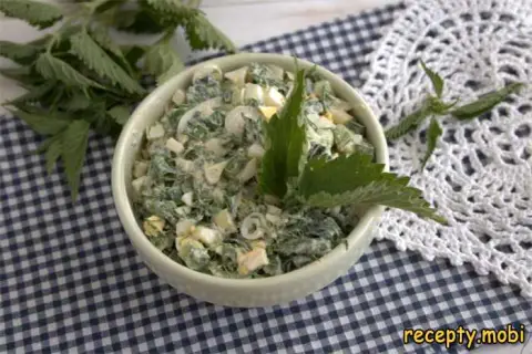 Nettle Salad with Egg and Dill – Recipe and Preparation