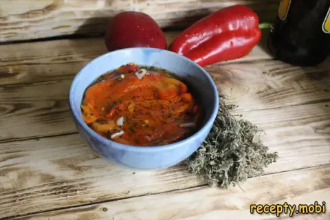 Маринованный болгарский перец с чесноком – пошаговый рецепт в домашних условиях