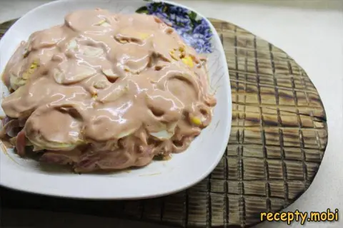 Салат с курицей и маринованным луком – пошаговый рецепт в домашних условиях
