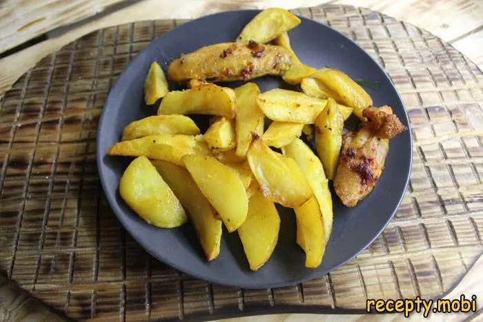 Potatoes with Chicken Wings