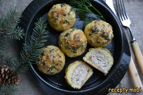 Картофельные зразы с фаршем в духовке – пошаговый рецепт в домашних условиях