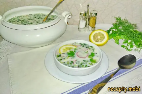 Окрошка на сыворотке и сметане – пошаговый рецепт в домашних условиях