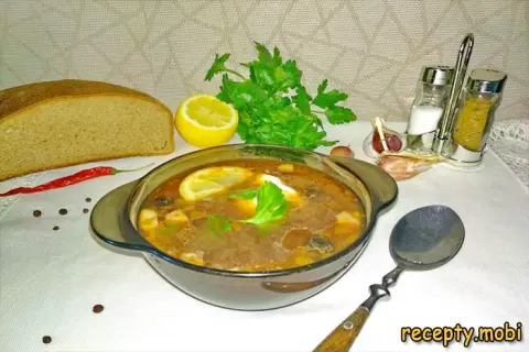 Mixed Meat Solyanka in a Multicooker