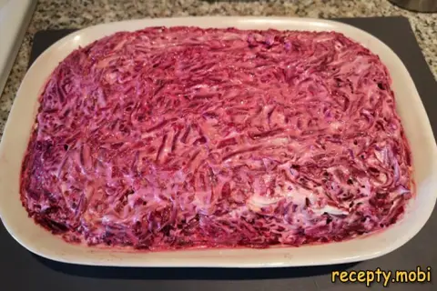 Селёдка под шубой с яблоком классическая – пошаговый рецепт в домашних условиях