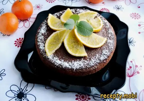 Orange Biscuit in the Oven