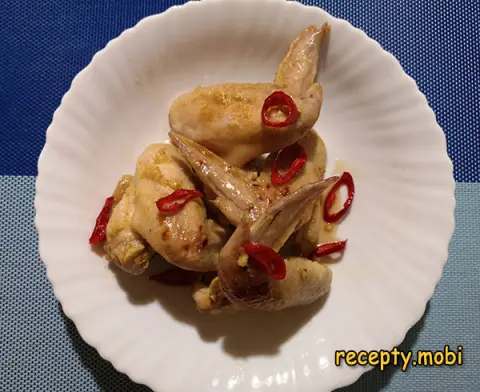 Baked Chicken Wings with Honey