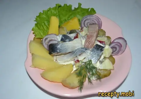 Селёдка с картошкой и луком – пошаговый рецепт в домашних условиях