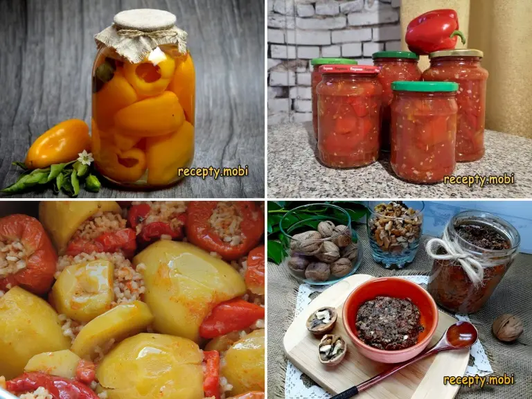 Заготовки из перца на зиму: 6 проверенных рецептов, от лечо до абхазской аджики