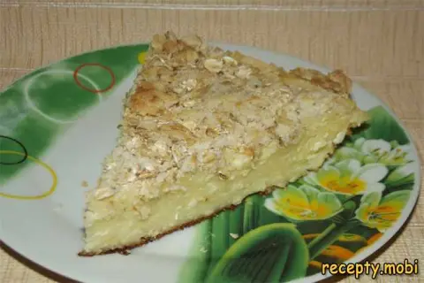 Cottage Cheese and Semolina Cheesecake in the Oven