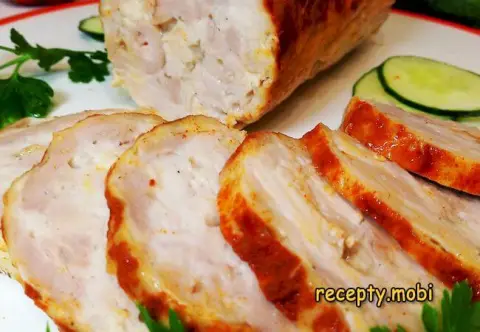 Куриный рулет в домашних условиях – пошаговый рецепт
