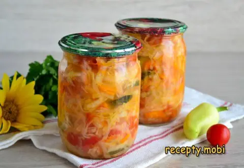 Салат Кубанский на зиму – пошаговый рецепт в домашних условиях