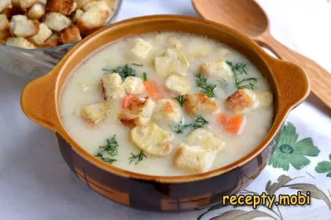 Сырный суп с шампиньонами и плавленым сыром – пошаговый рецепт в домашних условиях