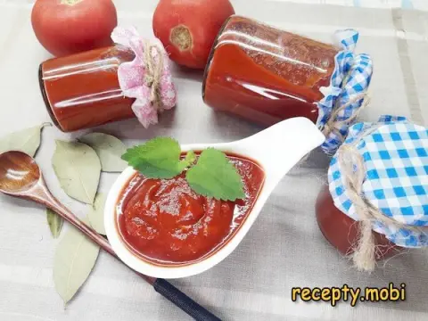 Кетчуп из томатной пасты в домашних условиях – пошаговый рецепт